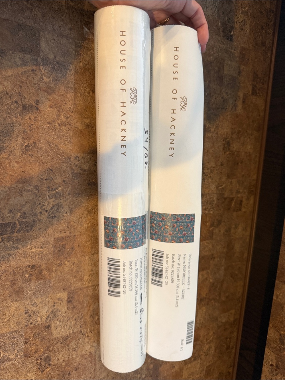 House of Hackney Cream Wallpaper Rolls with Multicolor Floral Panel
